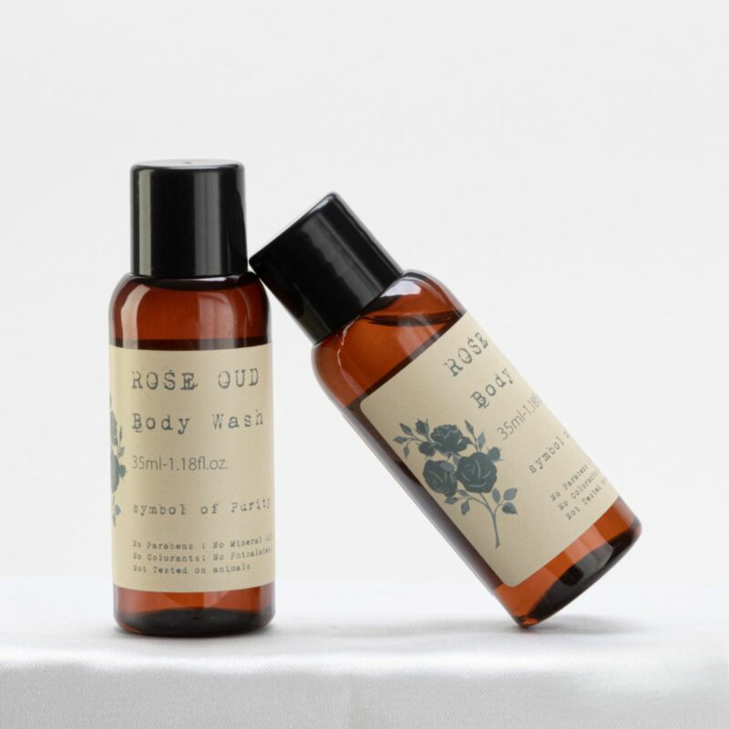 LINEA CORTESIA HOTEL SANDAL E ROSE BODY WASH